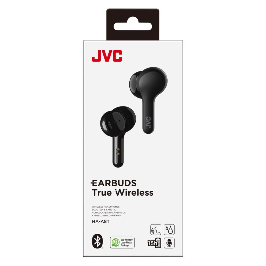 Auriculares inalámbricos JVC Gumy, Bluetooth 5.0, resistencia al