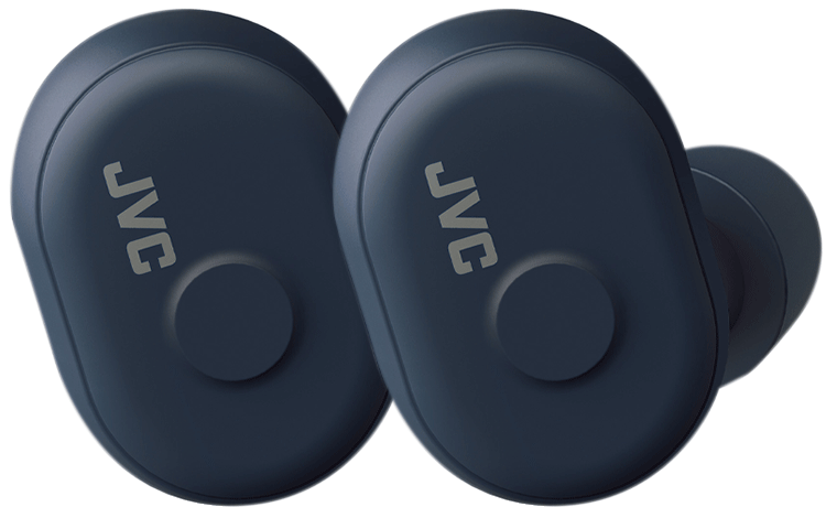 JVC HAA10T Auriculares Inalámbricos Bluetooth con Estuche Protector Color  Azul